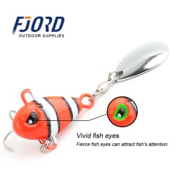 FJORD Tail Spinner Baits 7g 10.5g 14g 21g Fishing Lure Vib Metal Casting Shore Jig Spoon Fishing Artificial Bait Accessories