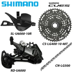 SHIMANO CUES 10S 11S U6000 MTB 1X10/11 Speed Groupset Shifter Derailleur Chain Cassette Cranset Brake Original Bike Parts