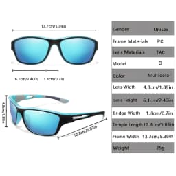 1 pc Men's Polarized Cycling Sunglasses Men Women Driving Hiking Sun Glasses Fishing Anti-glare UV400 Eyewear TAC Lens