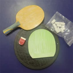 Malathorne Cylinder-shaped Sponge Brush for Water-Base Table Tennis Glue+Random Color Clip, Ping Pong Racket DIY Tools