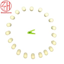 Malathorne Cylinder-shaped Sponge Brush for Water-Base Table Tennis Glue+Random Color Clip, Ping Pong Racket DIY Tools