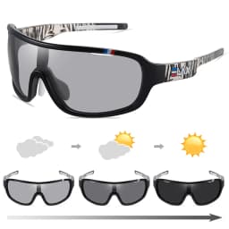 ELAX BRAND Polarized Photochromic UV400 Outdoor Road Cycling Eyewear Sports Cycling Sunglasses Men Women Bike Bicycle Glasses