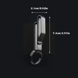 Steel Belt Hook Carabiner Car Keychain Belt Hanger Bottle Hook Camp Water Holder Tactical Outdoor EDC Buckle Tool