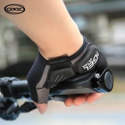 Bicycle Half Finger Shockproof Gloves With Thick GEL Silicone Breathable Anti-slip MTB Road Bike Cycling Quick Release Gloves
