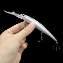 1pc 16.5cm 21g 6# Hook Deep Diving Large Minnow Wobbler Lure Artificial Hard Bait Crankbait Bass Pike Walleye Perch Fishing Gear