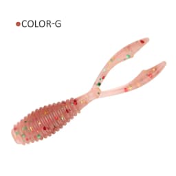 Spinpoler AJING Soft Fishing Lures Rockfish 10pcs/lot 0.3g 36mm Twin Tail Artificial Wobbler Ocean Rock Silicone Shad Worm Bait
