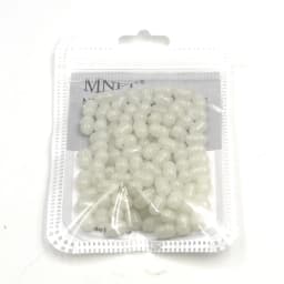 MNFT 100PCS Fishing Beads Transparent Clear Oval Double Cross Hole Beads Sabiki Rig 3 Way Connector Fishing Accessories