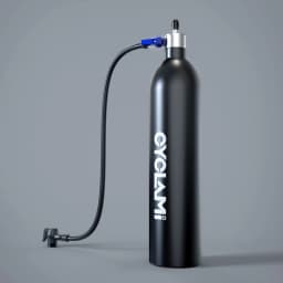 CYCLAMI Aluminum Alloy 1.3L MTB Road Inflator Tyre Air Bottle Tire Booster With Valve Gas Cylinder For Bike Vacuum Tubeless Tire