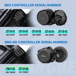 Bafang Mid Drive Motor Controller Replacement for BBSHD BBS01B BBS02 BBS02B Motor 48V 750W 52V 1000W 36V 250W 350W 500W