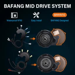 Bafang Mid Drive Motor Controller Replacement for BBSHD BBS01B BBS02 BBS02B Motor 48V 750W 52V 1000W 36V 250W 350W 500W