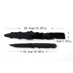 M9 Model Tactical Rubber Knife Gift Toys Military Fans Collection Game Simulation Training Props Plastic Model