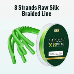 LEYDUN Micro Hot Fishing Lines 8 Strands Braided PE 300m Japan Smooth Multifilament Line Sea Fishing Carp Fly Wire Line Tool