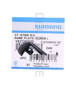 Shimano 105 R7020 R7120 NAME PLATE BOLT FIXING SCREW Y0F398020 Y0F498010 Left / Right Original parts