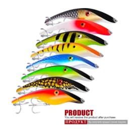 ALASICKA 140mm 42g 1pcs Zalt Pike Undberg Stalker Musky Muskie Pike Bass Lure Bait Wobbler 3D Eyes Floating Crank Jerk Troll