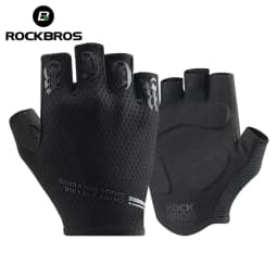 ROCKBROS Cycling Gloves Bike Shockproof Half Finger Gloves Breathable Anti-shock Bike Short Gloves Summer High Elasticity Gloves