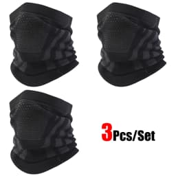 1pc/2pcs/3pcs Unisex Winter Breathable Warm Ski Mask Bike Motorcycle Half Face Mask Scarf Outdoor Hiking Fishing Cycling Mask