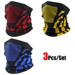1pc/2pcs/3pcs Unisex Winter Breathable Warm Ski Mask Bike Motorcycle Half Face Mask Scarf Outdoor Hiking Fishing Cycling Mask