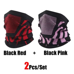 1pc/2pcs/3pcs Unisex Winter Breathable Warm Ski Mask Bike Motorcycle Half Face Mask Scarf Outdoor Hiking Fishing Cycling Mask
