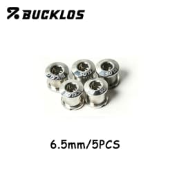 BUCKLOS Bike Chainring Bolts 6.5mm 8.5mm Single/Double Speed Disc Chainwheel Screws for Bicycle Crankset Bike Accessories