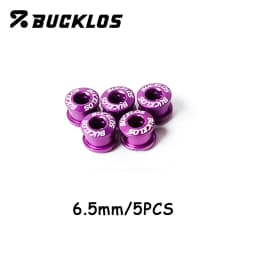 BUCKLOS Bike Chainring Bolts 6.5mm 8.5mm Single/Double Speed Disc Chainwheel Screws for Bicycle Crankset Bike Accessories