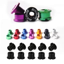 BUCKLOS Bike Chainring Bolts 6.5mm 8.5mm Single/Double Speed Disc Chainwheel Screws for Bicycle Crankset Bike Accessories