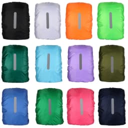 GOBYGO Reflective Waterproof Backpack Rain Cover Safety Light Rain Cover Case Bag Hiking Sport Night Cycling Outdoor Camping