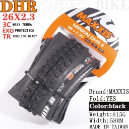 Maxxis Minion DHR (M327ru) 26/27.5/29 Inch, Downhill Folding Tire For Mountain Bike, More Wear-resistant And Stronger Cornering