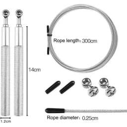 WorthWhile Crossfit Jump Rope Professional Speed Bearing Skipping Fitness Workout Training Equipement MMA Boxing Home Exercise