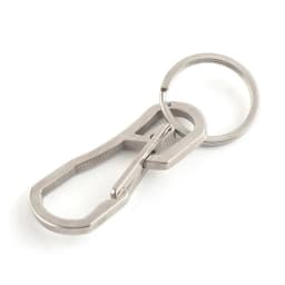 Titanium Heavy Duty Carabiner Keychain EDC Quick Release Hooks With Titanium Key Ring