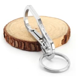 Titanium Heavy Duty Carabiner Keychain EDC Quick Release Hooks With Titanium Key Ring