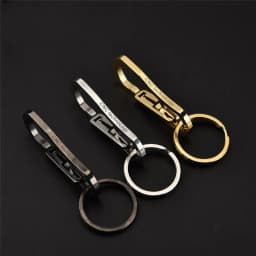 Titanium Heavy Duty Carabiner Keychain EDC Quick Release Hooks With Titanium Key Ring