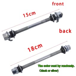 150mm 180mm Mountain Bike MTB Front Rear Axle Bike Spindle Bike Solid Shaft Bicycle Wheel Hub Axle Front Back Axles