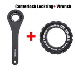 Bicycle Centerlock Lockring and Spacer Bike Center Lock Cover Wrench for 6 Bolt Disc Brake Rotor Wheelset Hub Aluminium Alloy