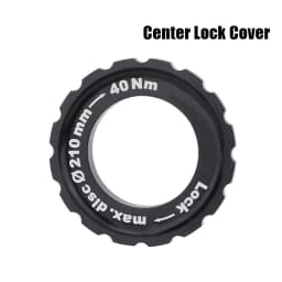 Bicycle Centerlock Lockring and Spacer Bike Center Lock Cover Wrench for 6 Bolt Disc Brake Rotor Wheelset Hub Aluminium Alloy