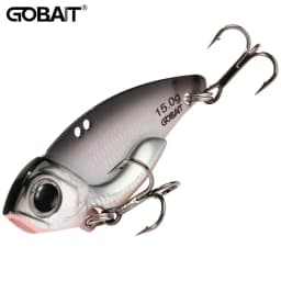 Metal Jig VIB Lure 7g 10g 15g Spoon Spinner Color Spinning Fishing Tackle Treble Hooks Swimbait Pesca Bait Spinnerbait VIBRATION