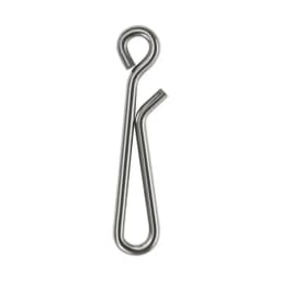 PRO BEROS 100pcs/bag Fast Clip Lock Snap Swivel Solid Rings 0#-6# Stainless Steel Hook Safety Snaps Fishing Hook Connector Tool