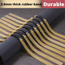 2MM Powerful Resilient Rubber Flat Elastic Band For Slingshot Catapult Latex Tape Replacement Accessory Outdoor Hunting Tools