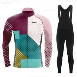 New Raudax Breathable Long Sleeve Cycling Jersey Set Mountain Bike Clothing Autumn Bicycle Jerseys Clothes Maillot Ropa Ciclismo