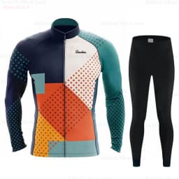 New Raudax Breathable Long Sleeve Cycling Jersey Set Mountain Bike Clothing Autumn Bicycle Jerseys Clothes Maillot Ropa Ciclismo