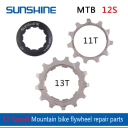 SUNSHINE-SZ Bicycle Flywheel Pinion Repair Parts 11 Speed Bike Cassette 11T 12T 13T Bicycle Flywheel Locking Cover