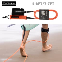 Surfboard Leash Surf 6/7FT TPU SUP Ankle Foot Rope Stand Up Paddle Board Leg For Longboard Surfing Water Sport Accessory