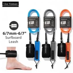 Surfboard Leash Surf 6/7FT TPU SUP Ankle Foot Rope Stand Up Paddle Board Leg For Longboard Surfing Water Sport Accessory