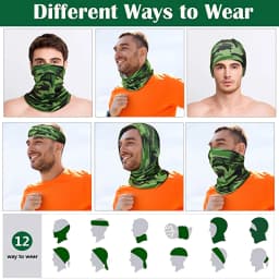 Outdoor UV Protection Bandana Scarf Neck Warmer Multifunctional Fishing Hiking Cycling Face Head Wrap Cover Bandana Headband Cap