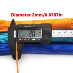 IQiuhike 100 Colors Paracord 2mm 100FT,50FT,25FT One Stand Cores Paracord Rope Paracorde Cord For Jewelry Making Wholesale