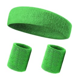 3PCs/set Mens Sports Headband Sweatband Stretch Elastic Outdoor Sport Sweat Headband Wristband Women Gym Running Tennis Headwrap