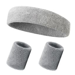 3PCs/set Mens Sports Headband Sweatband Stretch Elastic Outdoor Sport Sweat Headband Wristband Women Gym Running Tennis Headwrap