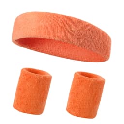 3PCs/set Mens Sports Headband Sweatband Stretch Elastic Outdoor Sport Sweat Headband Wristband Women Gym Running Tennis Headwrap