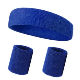 3PCs/set Mens Sports Headband Sweatband Stretch Elastic Outdoor Sport Sweat Headband Wristband Women Gym Running Tennis Headwrap
