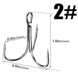Gamakatsu Fishing Hooks 15Pcs/lot 13ME 1#-14# High Carbon Steel Material Treble Black Fishing Hook Fishing Tackle Round Bend