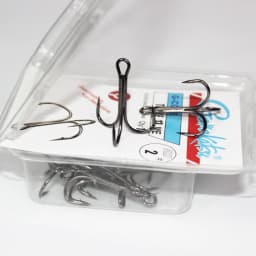 Gamakatsu Fishing Hooks 15Pcs/lot 13ME 1#-14# High Carbon Steel Material Treble Black Fishing Hook Fishing Tackle Round Bend